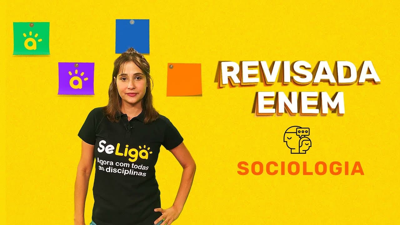 Thumbnail: REVISÃO ENEM | SOCIOLOGIA | Teorias Sociológicas e Desigualdades Sociais
