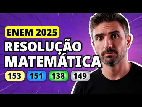 Thumbnail da aula: ENEM 2025 Matemática – Questão 153 | Para acompanhar o fluxo de visitantes em seu prédio, uma