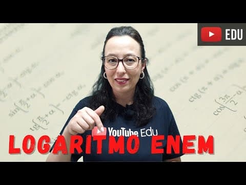 Thumbnail da aula: LOGARITMO e JURO COMPOSTO - ENEM - Questão Resolvida - Professora Angela