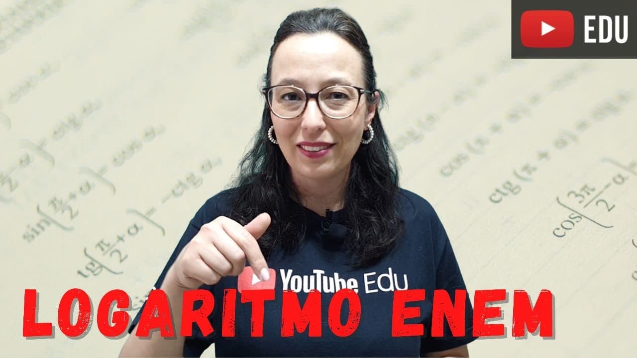 Thumbnail: LOGARITMO e JURO COMPOSTO - ENEM - Questão Resolvida - Professora Angela
