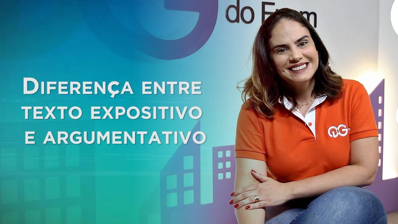 Thumbnail: Diferença entre texto expositivo e argumentativo | Dica com Fernanda Pessoa