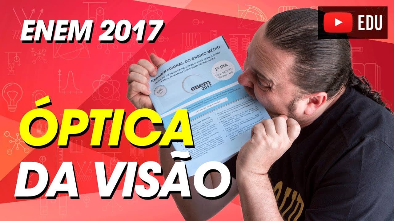 Thumbnail: Óptica da visão | cones |Enem 2017 | Questão 101 | Prova ROSA