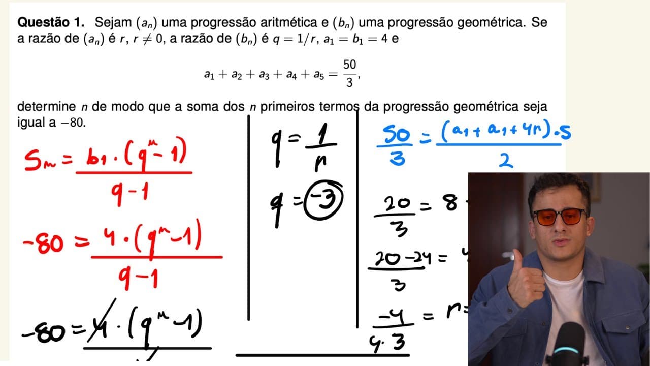 Thumbnail: [ITA 2024] Questão 01 - Discursiva de Matemática (didática mágica)