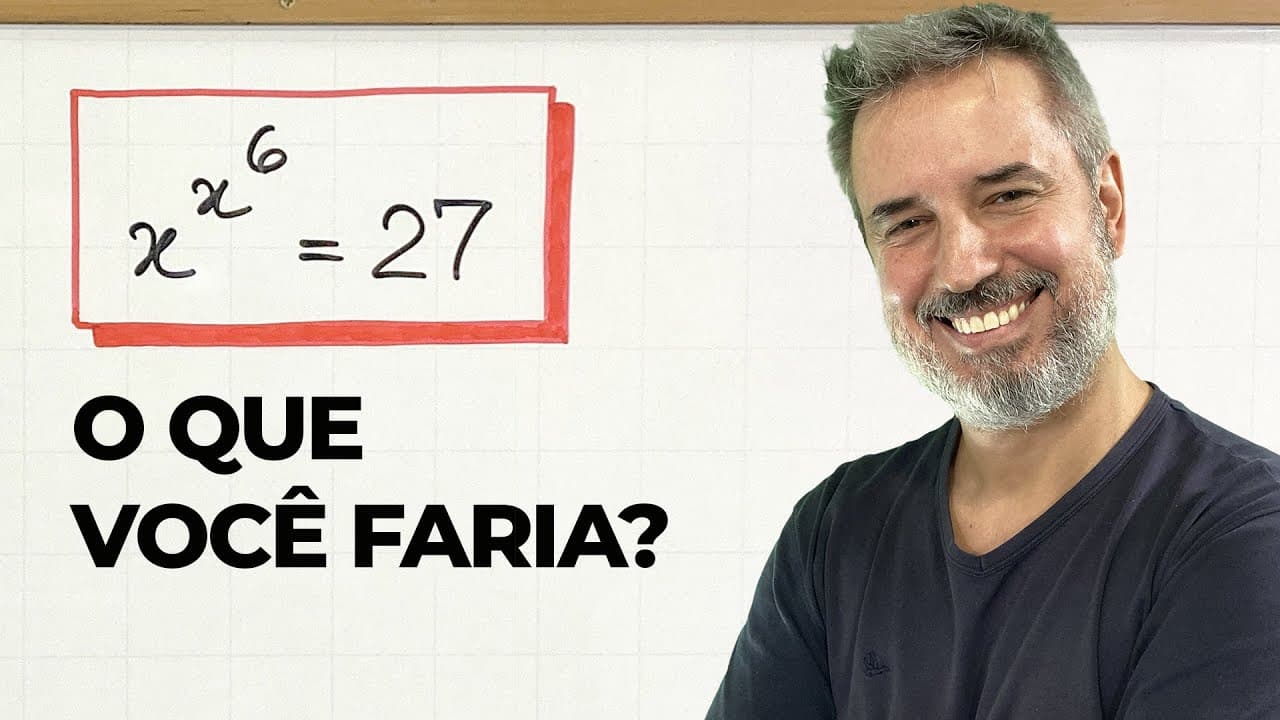 Thumbnail: PARECE MÁGICA: a surpreendente equação xˆxˆ6 = 27 😮 [Horizontal]