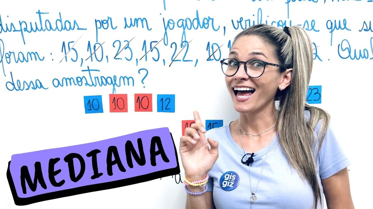 Thumbnail: MEDIANA  | MÉDIA E MODA | \Prof. Gis/