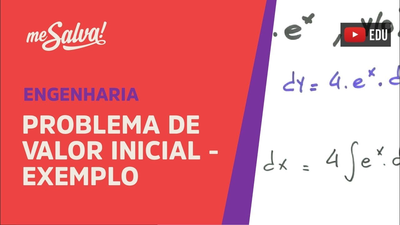 Thumbnail: Me Salva! INT08 - Problema de Valor Inicial: Exemplo 1