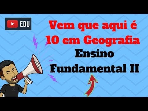 Thumbnail da aula: Cartografia para o Ensino Fundamental 2 - Projeções cartográficas
