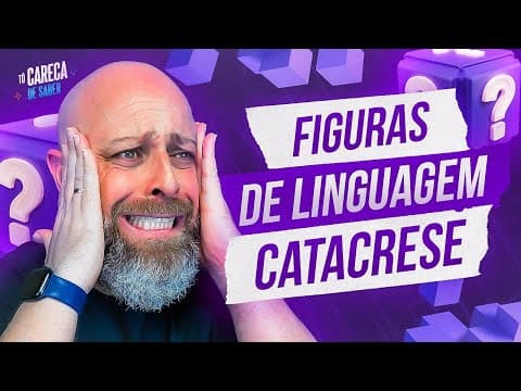 Thumbnail da aula: Figuras de Linguagem - Catacrese [Professor Noslen] #professornoslen #carecadesaber
