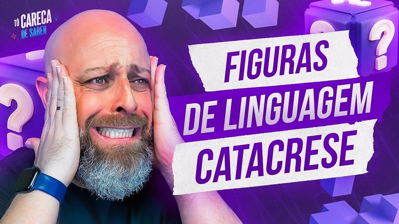 Thumbnail: Figuras de Linguagem - Catacrese [Professor Noslen] #professornoslen #carecadesaber