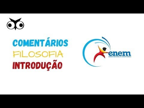Thumbnail da aula: Questões de Filosofia - ENEM 2018 - Playlist - Introdução
