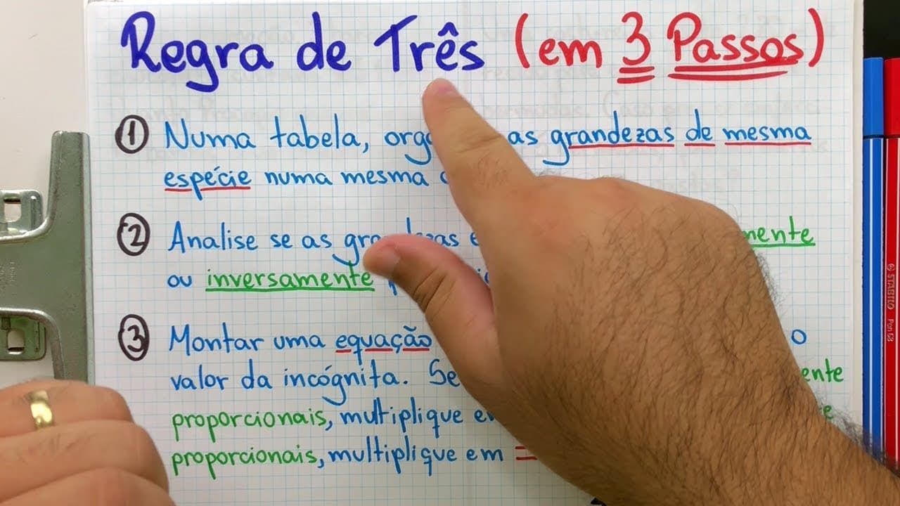 Thumbnail: 💡 DICA 11 - 3 Passos para Resolver REGRA DE TRÊS SIMPLES
