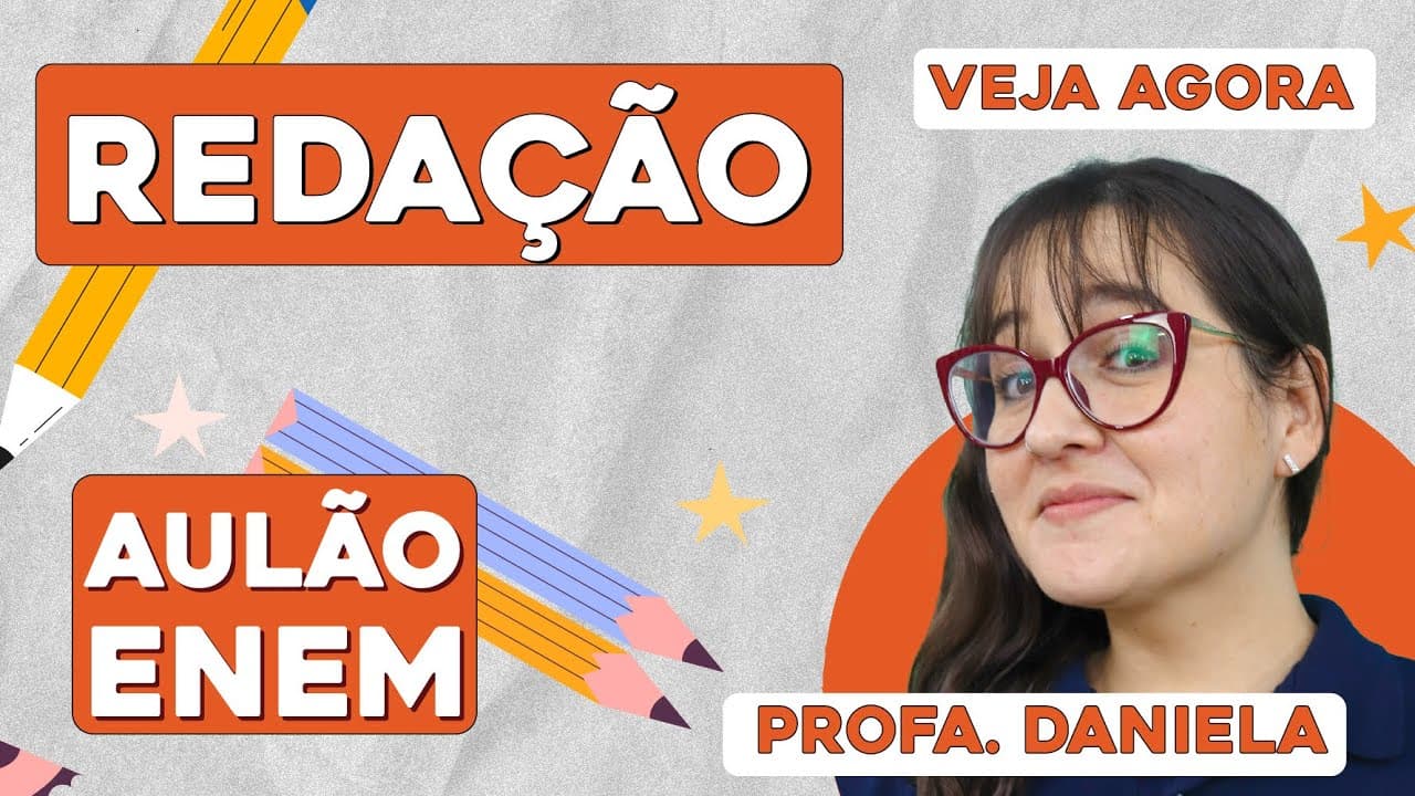 Thumbnail: AULÃO DE REDAÇÃO PARA O ENEM: como alcançar a nota 1000 | Aulão Enem | Profa. Daniela Garcia