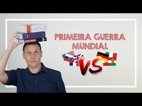 Thumbnail da aula: 1º GUERRA MUNDIAL (HISTÓRIA ILUSTRADA).
