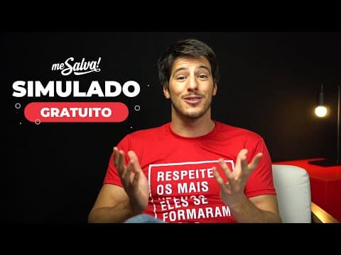 Thumbnail da aula: 2º SIMULADÃO ENEM 2019 COM CORREÇÃO DE REDAÇÃO GRATUITA