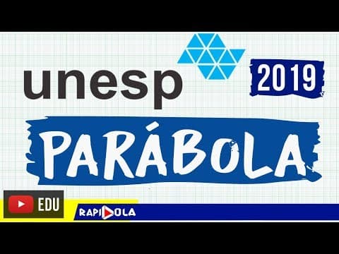 Thumbnail da aula: UNESP 2019 | MATEMÁTICA | PARÁBOLA