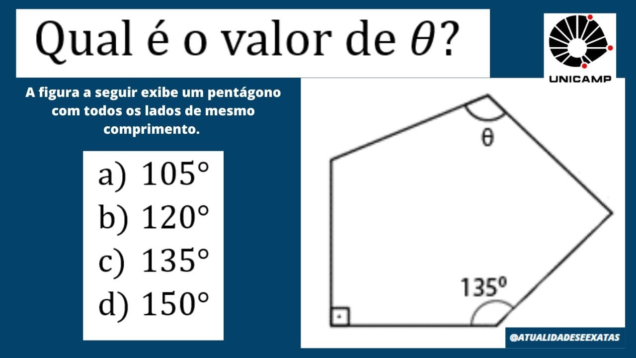 Thumbnail: CONSEGUE RESOLVER ESSA QUESTÃO DE PENTÁGONO? UNICAMP 2015