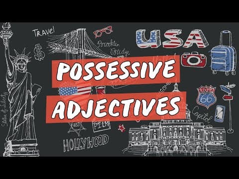 Thumbnail da aula: Possessive Adjectives - Brasil Escola