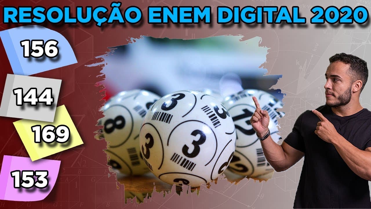 Thumbnail: 🟢 Questão 156 - Caderno Azul | Probabilidade | MATEMÁTICA ENEM DIGITAL 2020