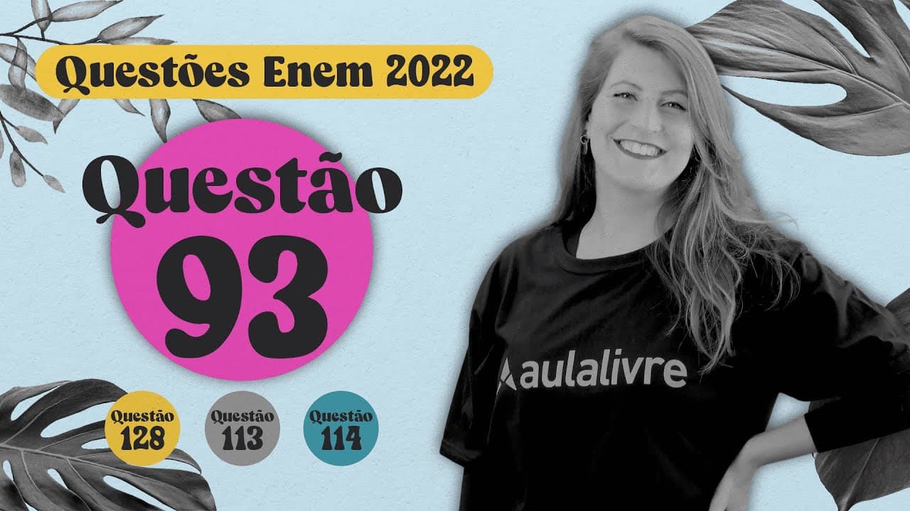 Thumbnail: ENEM 2022 I Citologia I Questão 93