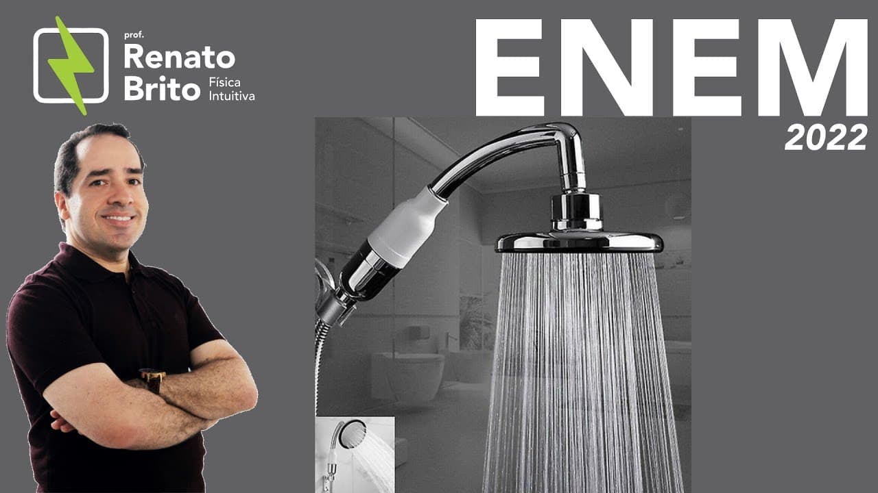 Thumbnail: ENEM 2022 | Física | O manual de uma ducha elétrica informa que seus três níveis de aquecimento