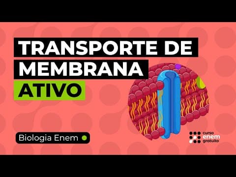 Thumbnail da aula: O QUE É E COMO ESTUDAR TRANSPORTE DE MEMBRANA ATIVO | Biologia para o Enem | Cláudia Aguiar