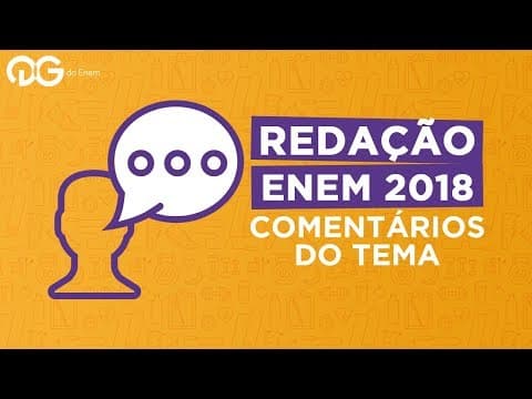 Thumbnail da aula: Redação ENEM 2018: Manipulação do comportamento do usuário pelo controle de dados na internet