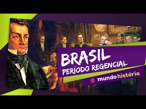 Thumbnail da aula: 👑 Brasil Império (3/5): Período Regencial - História - ENEM