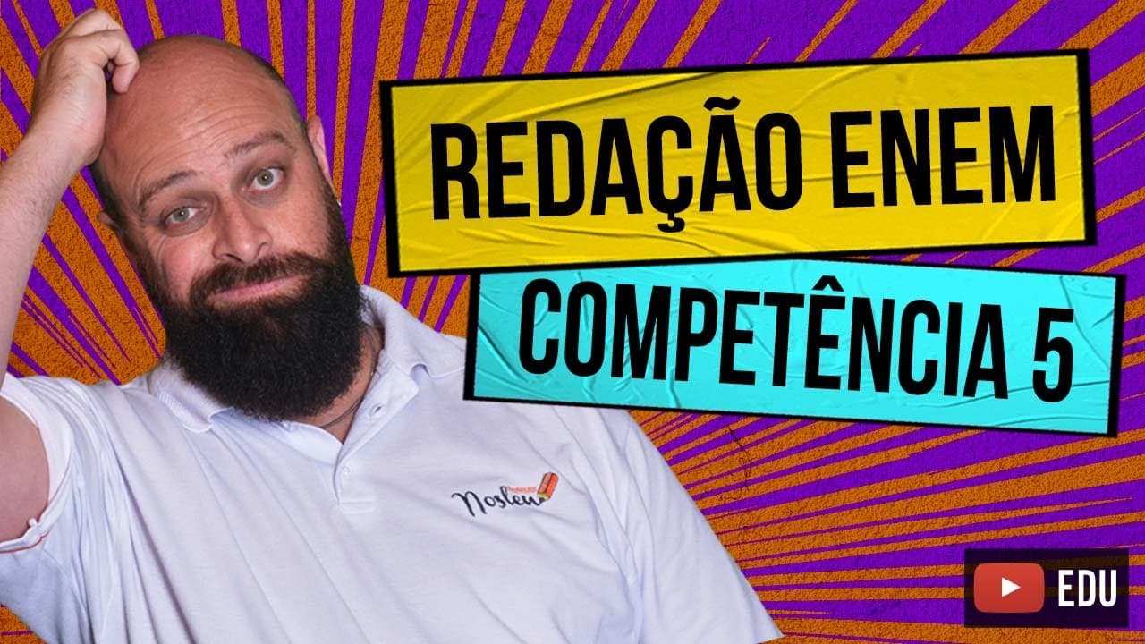 Thumbnail: Competência 5 da Redação Enem