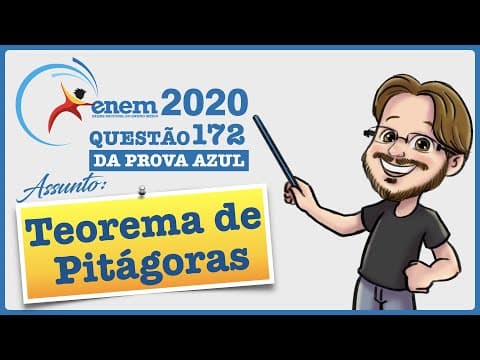 Thumbnail da aula: ENEM 2020 || Teorema de Pitágoras || No período de fim de ano, o síndico de um condomínio resolveu