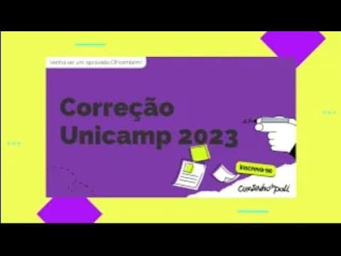 Thumbnail da aula: Resolução UNICAMP 2023 - Biologia - Q. 42   Provas Q Z