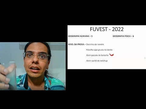 Thumbnail da aula: RESOLUÇÃO FUVEST 2022 - Geografia