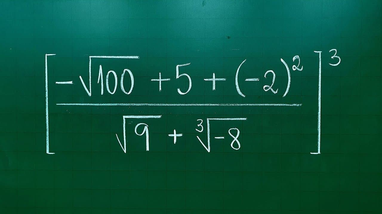 Thumbnail: EXPRESSÃO NUMÉRICA COM RAIZ E POTÊNCIA - Professora Angela Matemática