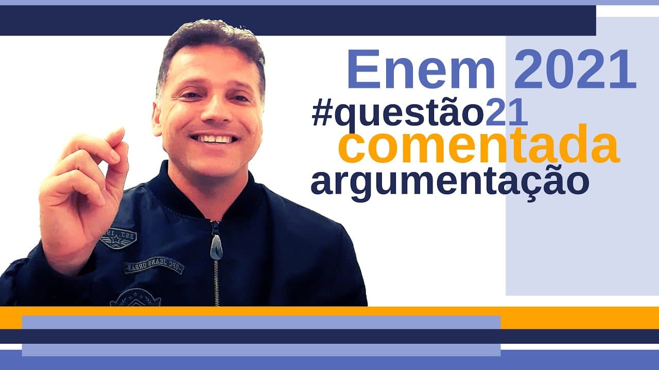 Thumbnail: #Enem: questão de língua portuguesa comentada - argumentação