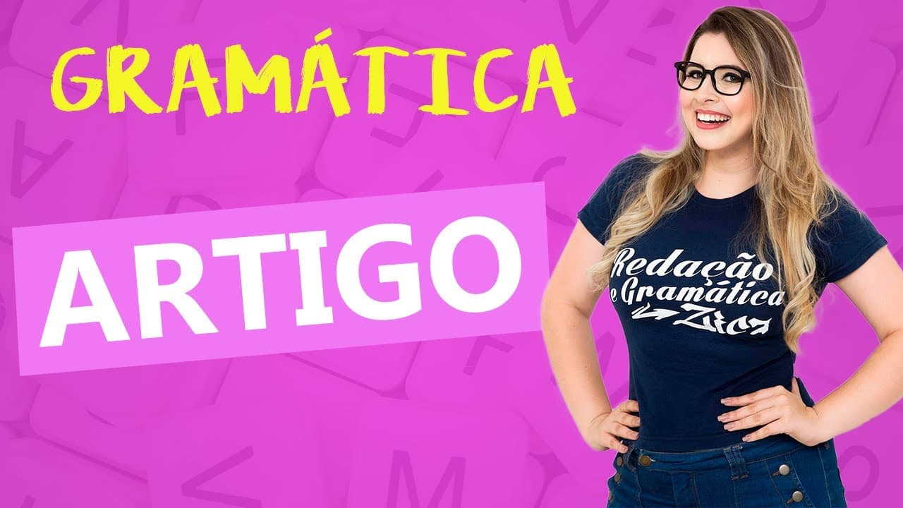 Thumbnail: USO DOS ARTIGOS - CLASSES DE PALAVRAS - Profa. Pamba