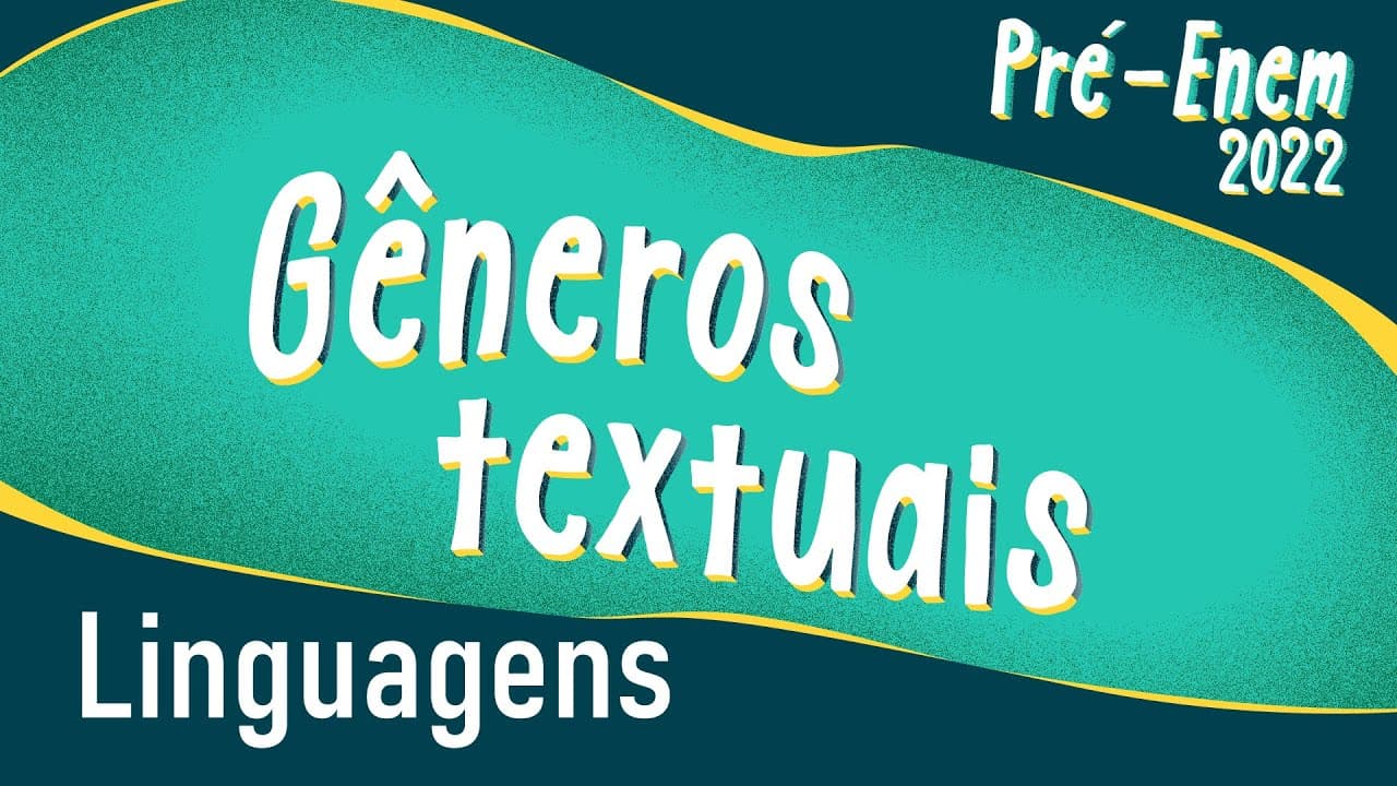 Thumbnail: Pré Enem 2022 | Gêneros Textuais - Brasil Escola