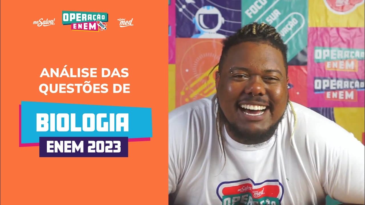 Thumbnail: Comentando as QUESTÕES DE BIOLOGIA | ENEM 2023 | Me Salva! ENEM