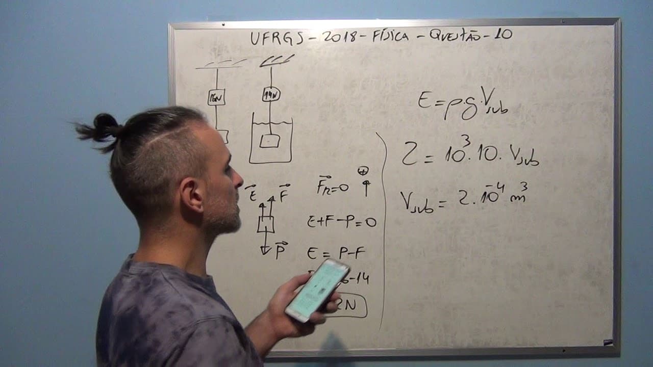 Thumbnail: UFRGS 2018 Física Questão 10