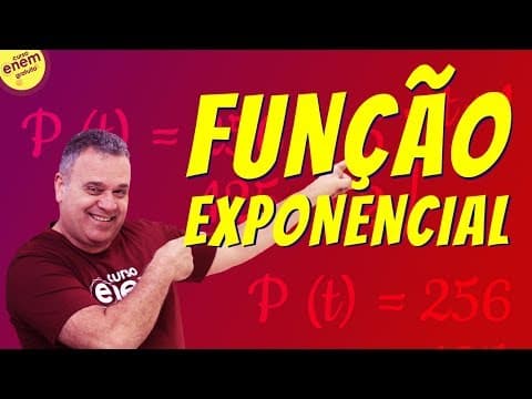 Thumbnail da aula: FUNÇÃO EXPONENCIAL | Resumo de Matemática para o Enem