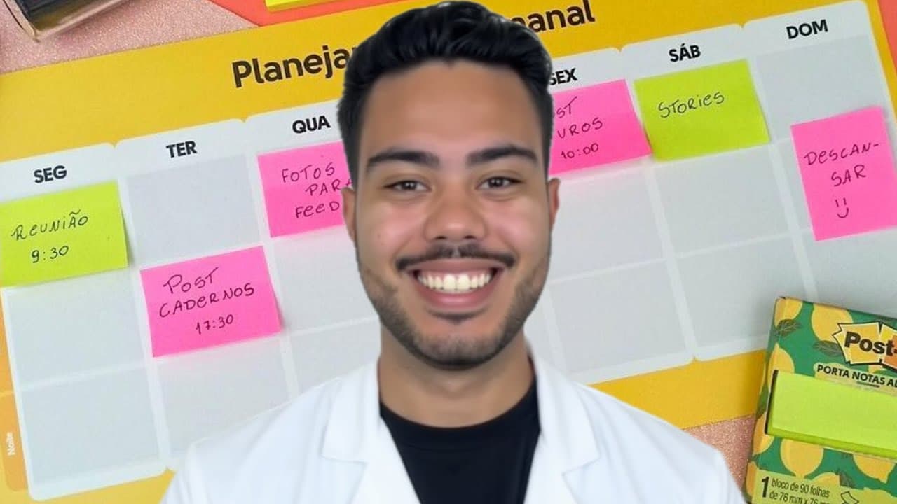 Thumbnail: "Estou Perdido!" - O Guia de 3 Passos para Organizar sua Rotina