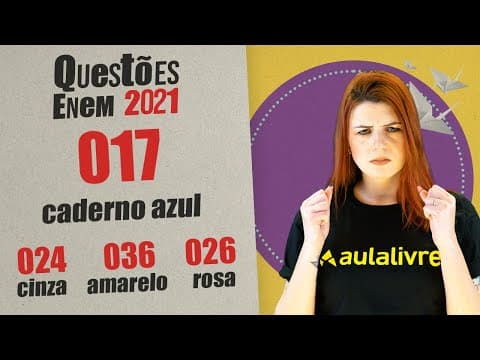 Thumbnail da aula: ENEM 2021 | Preconceito no futebol | Questão 17