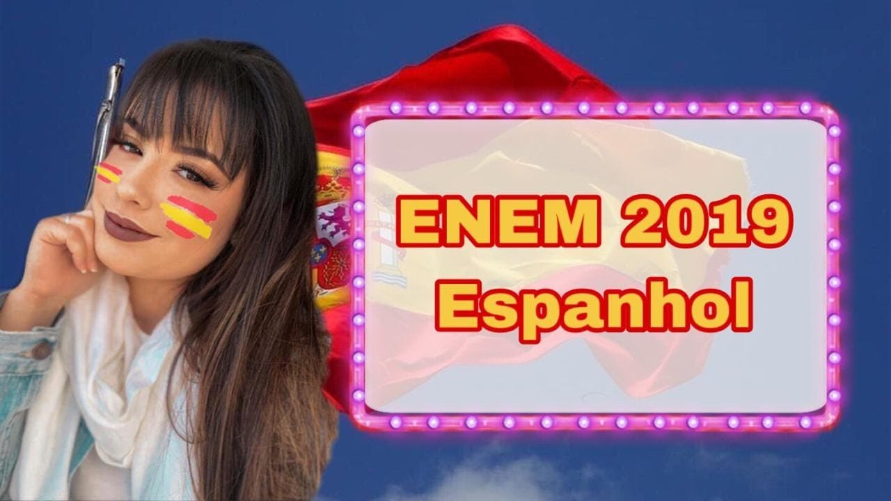 Thumbnail: ENEM 2019 - RESOLUÇÃO DE QUESTÕES - ESPANHOL