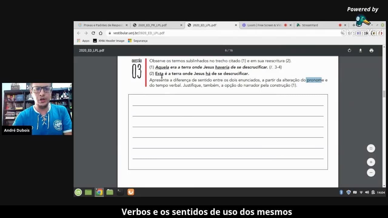 Thumbnail: Conhecendo a prova específica de Língua Portuguesa e Literatura da Uerj