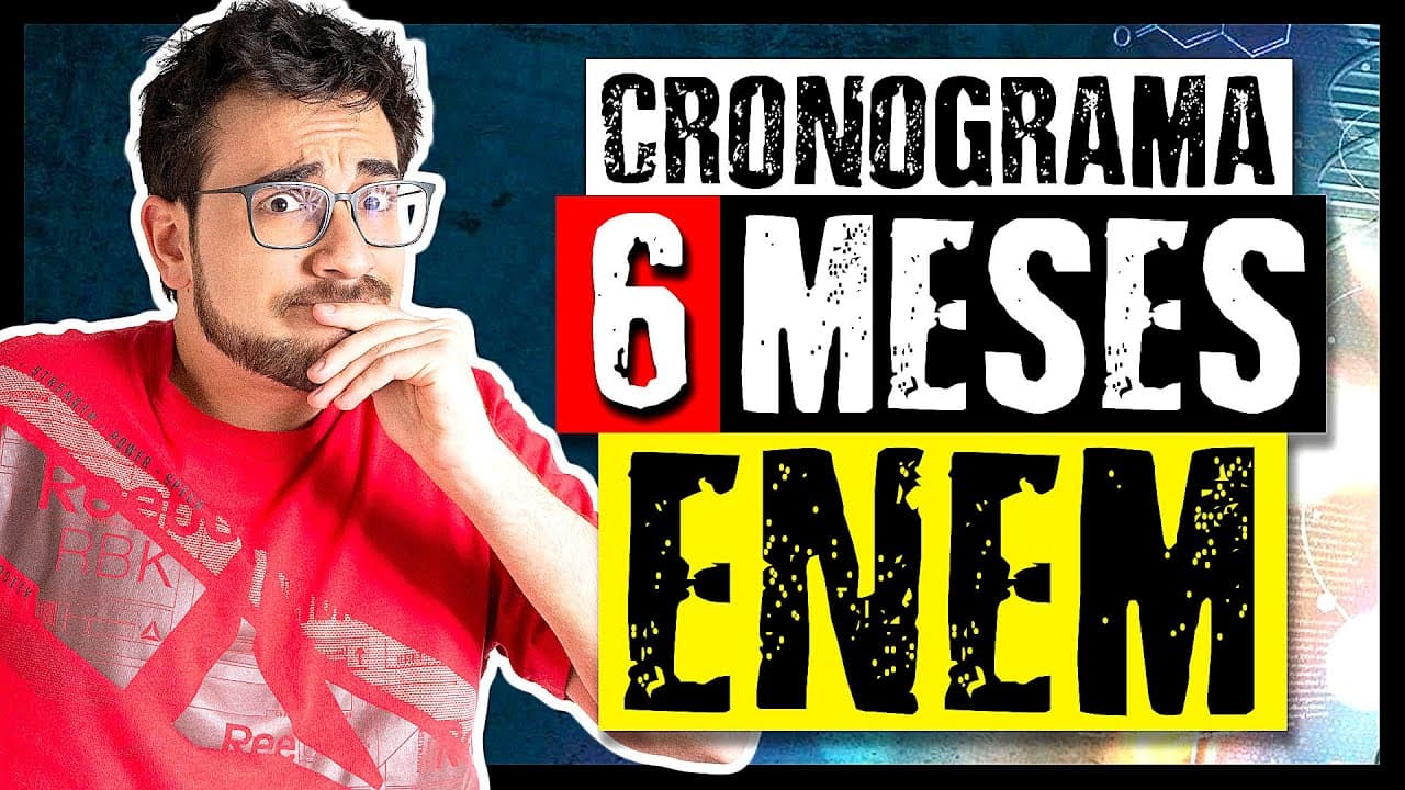 Thumbnail: 6 MESES PARA O ENEM (DE NOVO) - Cronograma de Estudos