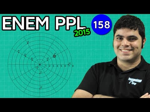 Thumbnail da aula: ENEM PPL 2015 Matemática #23 - Ângulos e Coordenadas numa Circunferência