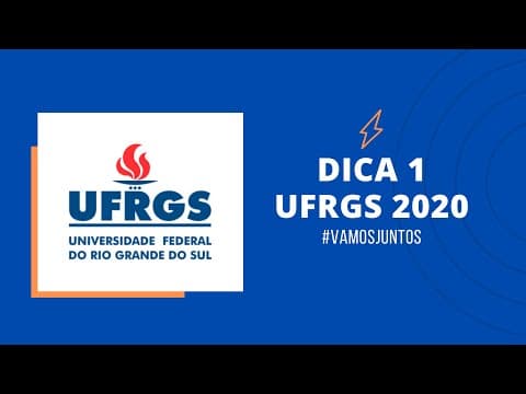 Thumbnail da aula: Dica 1 - Física UFRGS 2020