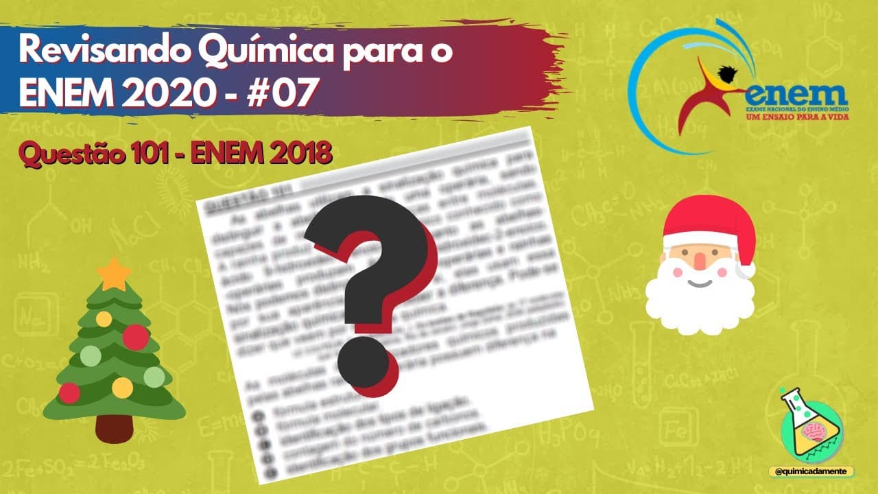 Thumbnail: Revisão de química para o ENEM #08 - Química Orgânica