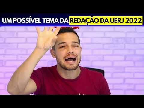 Thumbnail da aula: Possivel tema para a REDAÇÃO da UERJ 2022 | PROFINHO da REDAÇÃO