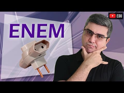 Thumbnail da aula: Enem Digital 2020 e o adaptador de tomada T ou benjamin
