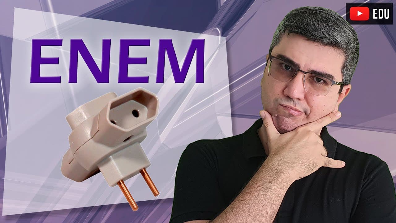 Thumbnail: Enem Digital 2020 e o adaptador de tomada T ou benjamin