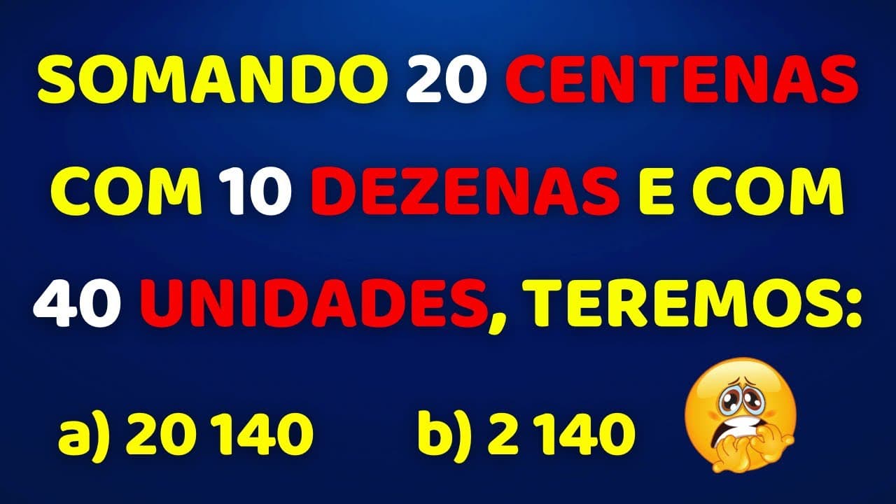 Thumbnail: 😱QUAL É O RESULTADO DESSE DESAFIO??? CONSEGUE RESOLVER??